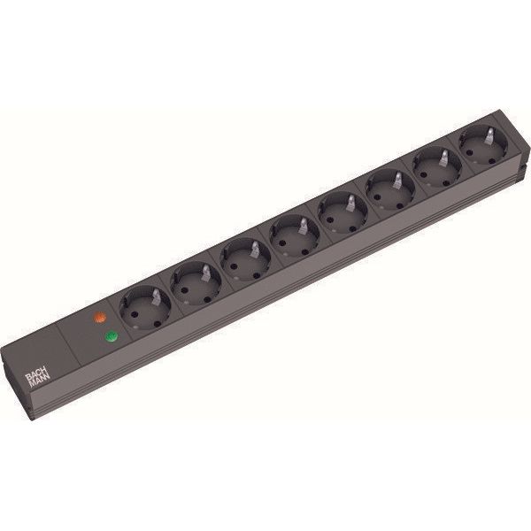 Bachmann - Power distribution unit (PDU) 19Zoll Steckdosenleiste 8f 333.534 1HE, m.Übersp.Schutz