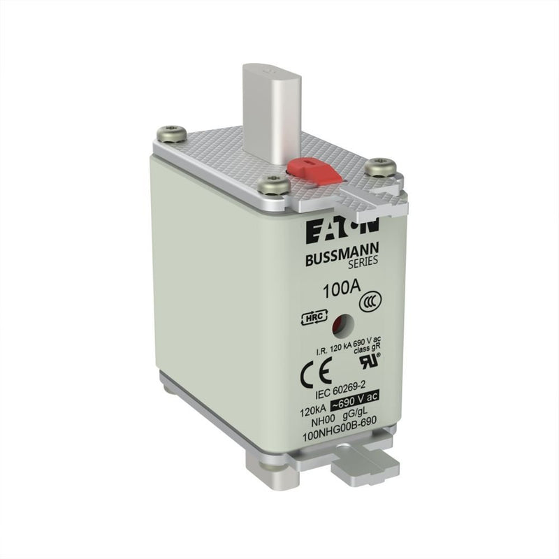 Eaton - Messersicherung Sicherungseinsatz Nieders. 100A69#100NHG00B-690 100A AC 690V 120kA − 3 Stück