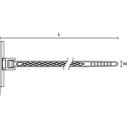 HellermannTyton - Kabelbinder Befestigungsbinder 126-00450(500) Klebesockel − 500 Stück