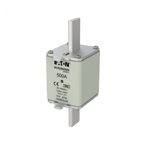Eaton - Messersicherung Sicherungseinsatz Nieders. NH-SICHERU#500NHG2B 500A AC 440V 120kA − 3 Stück