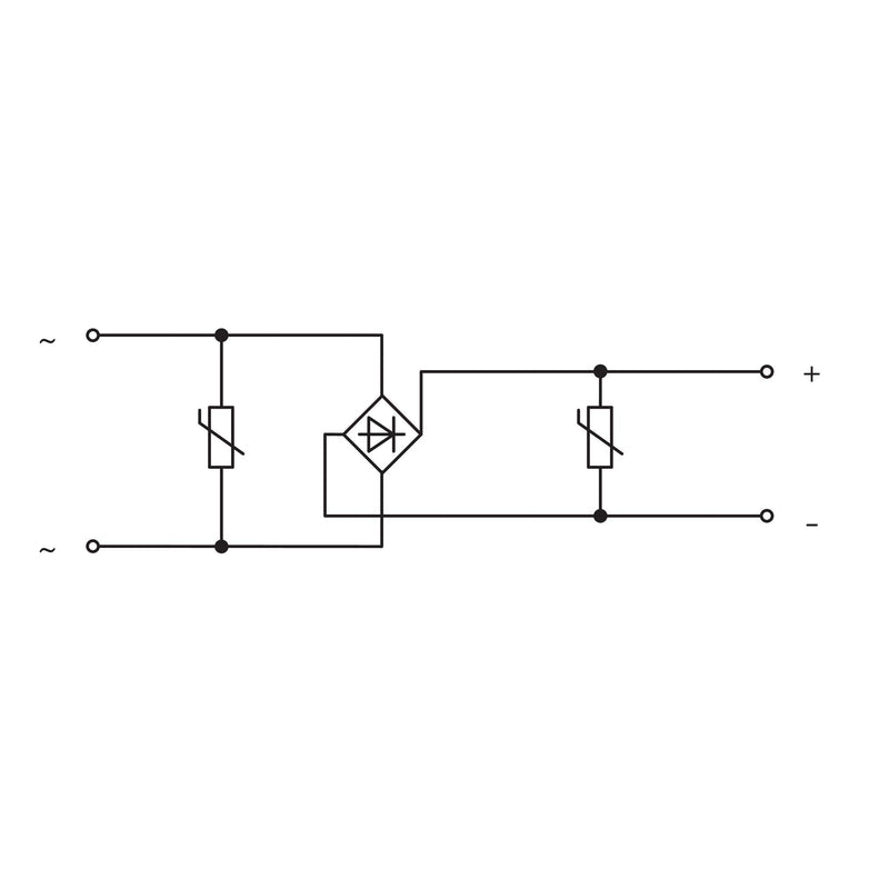 WAGO - Gleichstromversorgung Gleichrichtermodul 286-830 AC 24 V