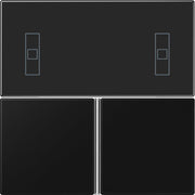 Jung - Abdeckung/Bedienelement für Installationsschalterprogramme KNX-Tastensatz LS 4093 TSA SWM f. Komfortregler