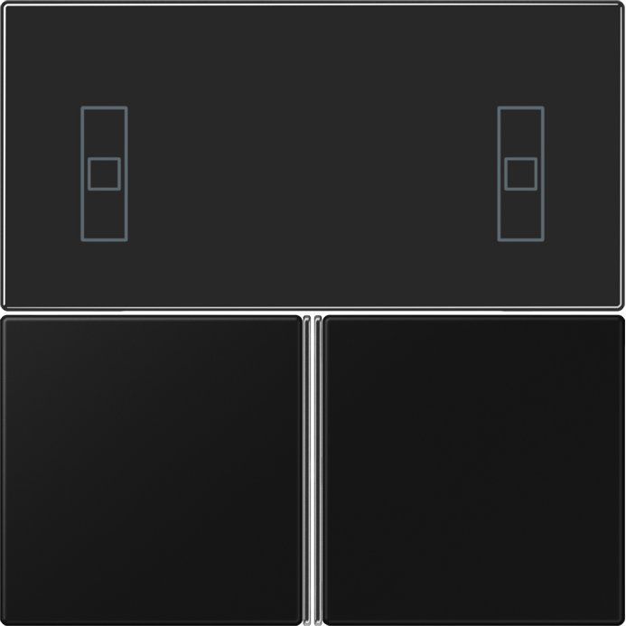 Jung - Abdeckung/Bedienelement für Installationsschalterprogramme KNX-Tastensatz LS 4093 TSA SWM f. Komfortregler