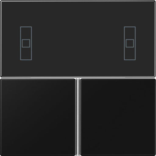 Jung - Abdeckung/Bedienelement für Installationsschalterprogramme KNX-Tastensatz LS 4093 TSA SWM f. Komfortregler