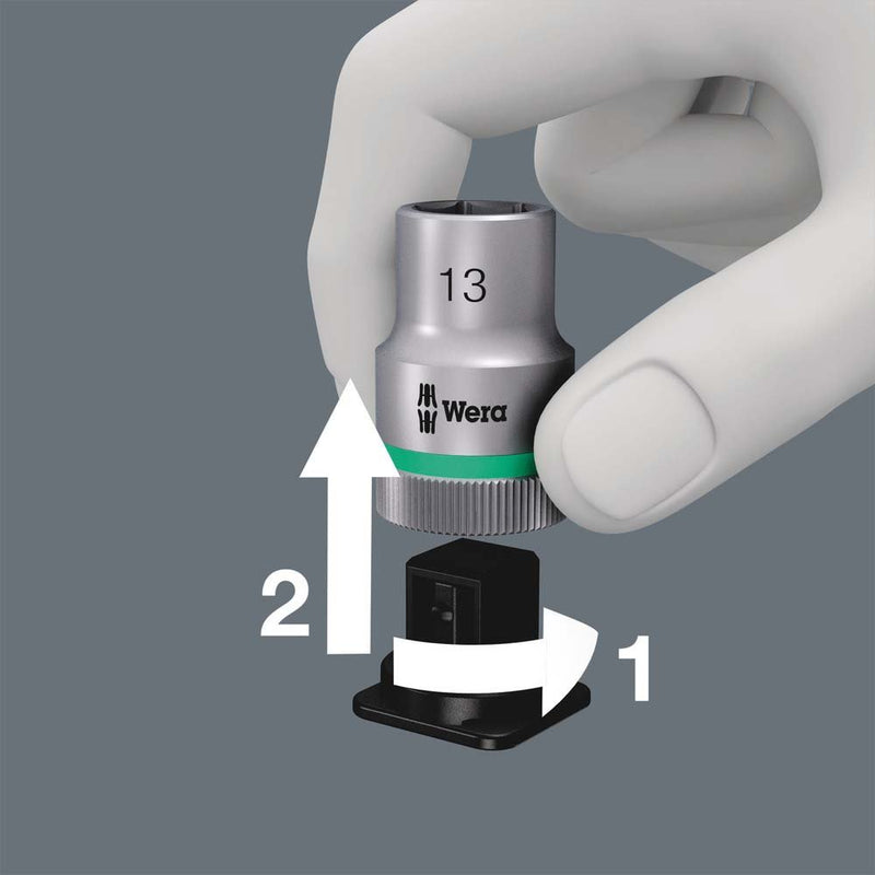 Wera - Steckschlüsselset Zyklop Speed-Knarrensatz 8100 SA All-in 42-teilig, 1/4"Antr