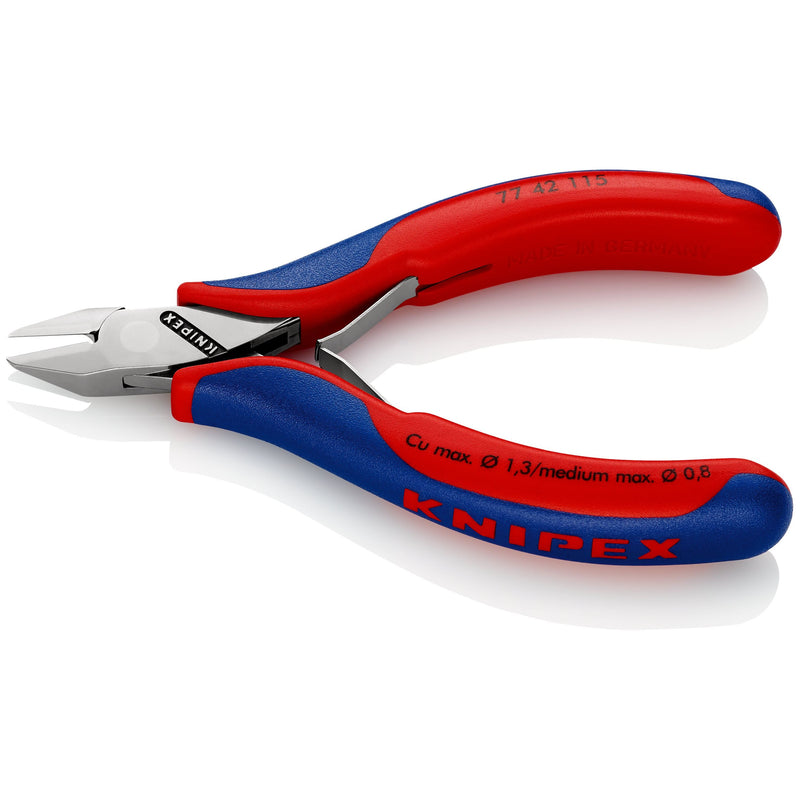 Knipex - Seitenschneider Elektronik-Seitenschneider 77 42 115 spiegelpoliert,115mm