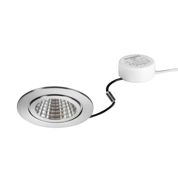 Brumberg Leuchten - Downlight/Strahler/Flutlicht LED-Einbaustrahler 40375423 3000K edelst. dimm