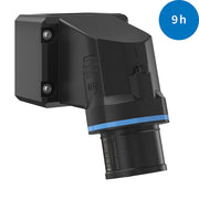 Walther Werke - CEE-Gerätestecker (IEC 60309) CEE NEO Wandgerätestecker FW714409CC 16A 4P 9h IP54 − 5 Stück