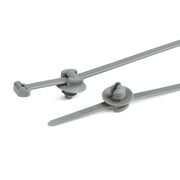 HellermannTyton - Kabelbinder Befestigungsbinder 156-00085(500) grau − 500 Stück