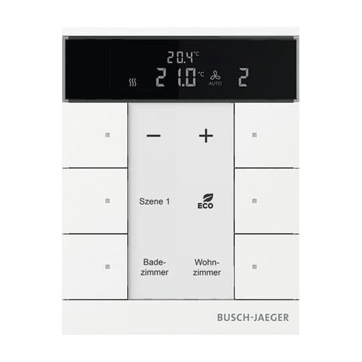 Busch-Jaeger - Bussystem-Raumtemperaturregler HVAC-Slave-Gerät SBS/U6.0.11-884 6fach, BE, studio/ws