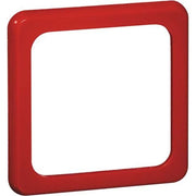 Peha - Abdeckrahmen Rahmen 1-fach rt D 80.671 ROT waage/senkrecht