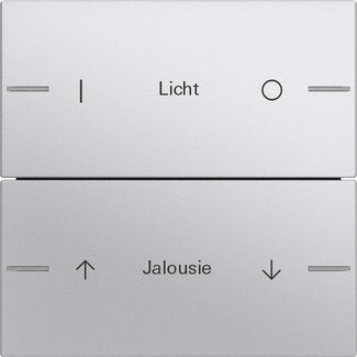 Gira - Bussystem-Tastwippe Wippenset 2-fach indiv. 576226 Tastsensor Alu