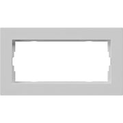 Gira - Abdeckrahmen 2-f. 1002375 o.M.flach grau