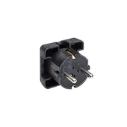 Bachmann - Schutzkontaktstecker Flächenstecker 911.170 sw, Winkel