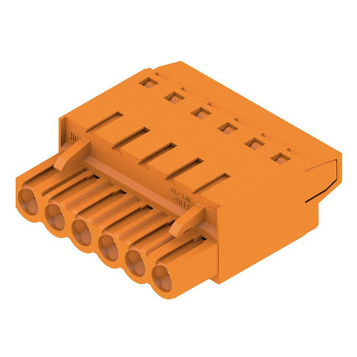 Weidmüller - Kabelsteckverbinder für Leiterplattensteckverbinder LP Verbinder Raster 5.08 BLT 5.08/6 SN OR − 60 Stück