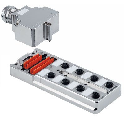 Weidmüller - Passiver Sensor-/Aktor-Verteiler (ohne Leitung) Sensor Aktor Verteiler SAI SAI-8-MMS 4P M12
