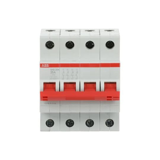 ABB Stotz S&J - Schalter für Reiheneinbau Lasttrennschalter SHD204/25 4-polig, 25A
