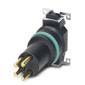 Phoenix Contact - Rundsteckverbinder, feldkonfektionierbar (Industriesteckverbinder) Einbausteckverbinder SACC-CIP-M8M#1412234 − 60 Stück