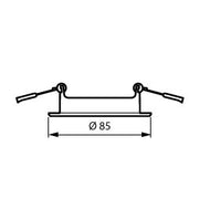 Philips Lighting - Mechanisches Zubehör/Ersatzteile für Leuchten Einbaustrahler o. Fassung RS155Z CFR #94113799 rund, starr, alu − 1 Stück