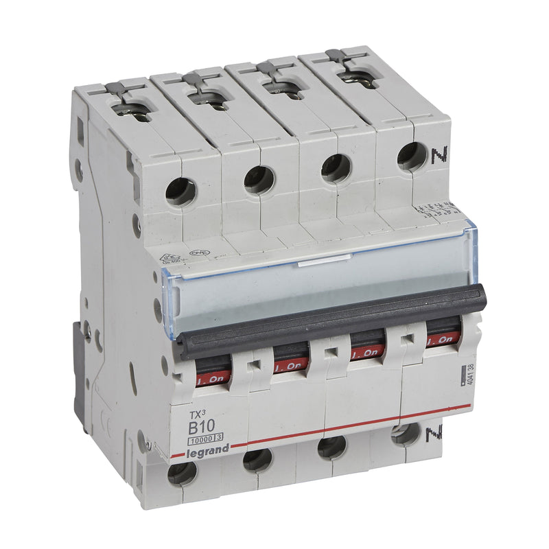 Legrand - Leitungsschutzschalter Legrand 404138 B10A 3-polig+N 10kA