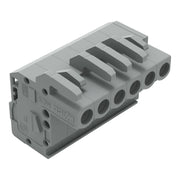 WAGO - Kabelsteckverbinder für Leiterplattensteckverbinder 1-Leiter Federleiste 232-106/026-000 CAGECLAMP 2,5mm²,gr − 50 Stück