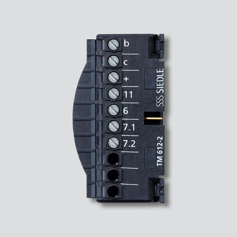 Siedle&Söhne - Zubehör/Ersatzteile für Türkommunikation Klemmblock TM 612-2 Schwarz