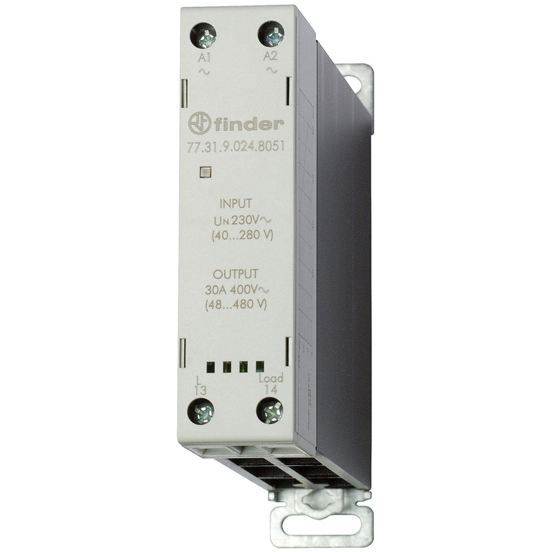 Finder - Halbleiterrelais Lastrelais momentansch. 77.31.9.024.8051 1S 30A 24V AC/DC