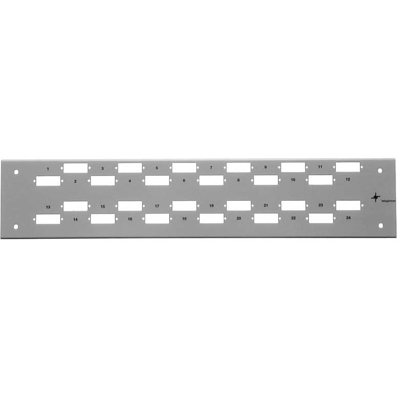 Telegärtner - Patchpanel LWL Frontplatte 100021578 2HE, 24 SC-D