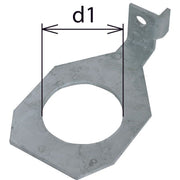 DEHN - Zubehör/Ersatzteile für Überspannungsschutz Informations-/MSR-Technik Anschlussbügel AB EXFS IF1 W 62 D=62mm f.M56 abgewin