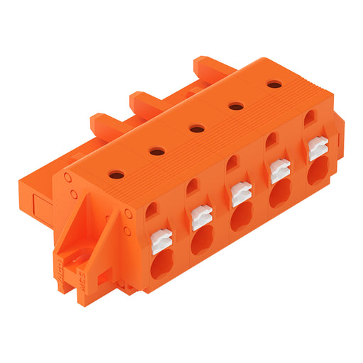 WAGO - Kabelsteckverbinder für Leiterplattensteckverbinder 1-Leiter-Federleiste 2231-705/031-000 Push-inCAGECLAMP,or − 50 Stück