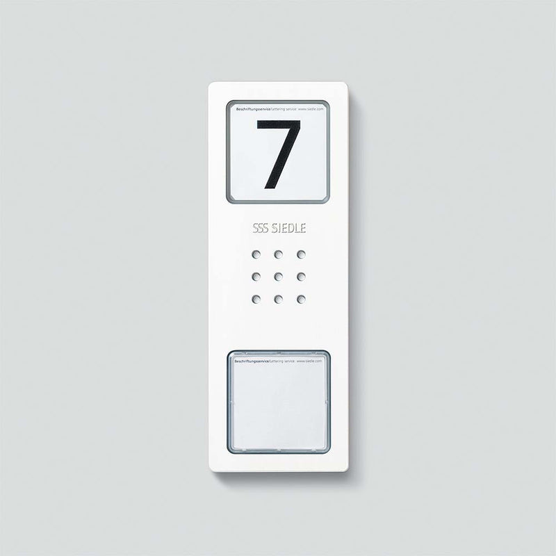 Siedle&Söhne - Zubehör/Ersatzteile für Türkommunikation Gehäuse-Oberteil CA 812-1/CA 850-1 W Signalweiß