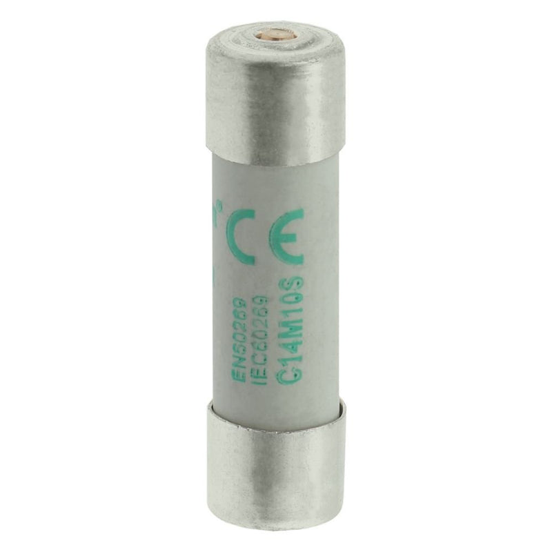 Eaton - Zylindrische Sicherung Sicherungseinsatz Nieders. CYL AM 14,#C14M10S 10A AC 500V 120kA − 10 Stück