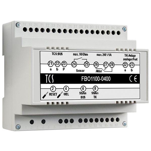 TCS Tür Control - Zusatzgerät für Türkommunikation Interface FBO1110-0400 analog, b.64Tn − 1 Stück