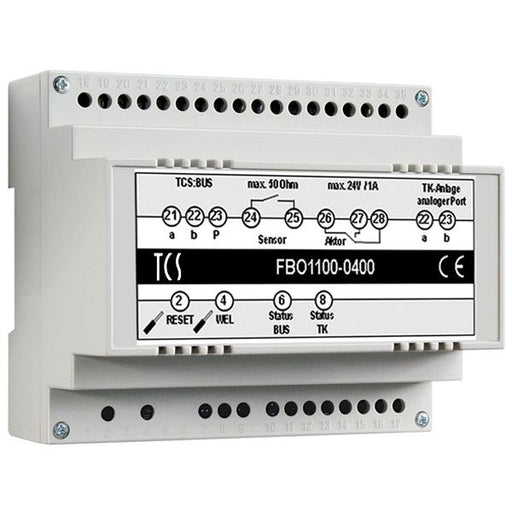 TCS Tür Control - Zusatzgerät für Türkommunikation Interface FBO1110-0400 analog, b.64Tn − 1 Stück
