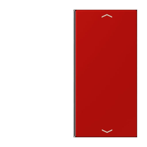 Jung - Abdeckung/Bedienelement für Installationsschalterprogramme Taste 2fach m. Pfeilsymb. LC 402 TSAP 227 rouge vermillon 31
