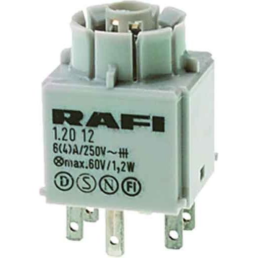Rafi - Hilfsschalterblock Schaltelement 1.20.123.003/0000 − 10 Stück