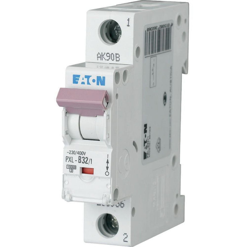 Eaton - Leitungsschutzschalter LS-Schalter m.Beschrift. PXL-D32/1 D 32A, 1p