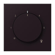 Jung - Abdeckung/Bedienelement für Installationsschalterprogramme Abdeckung für Thermostat LC 1749 BF 248 noir divoire (4320E)