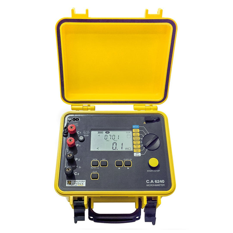 Chauvin Arnoux - Durchgangsprüfer Micro-Ohmmeter C.A 6240