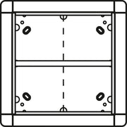 Ritto - Montageelement für Türstation Portier UP-Rahmen ws 1881570 4-fach,qua 238x238mm − 1 Stück