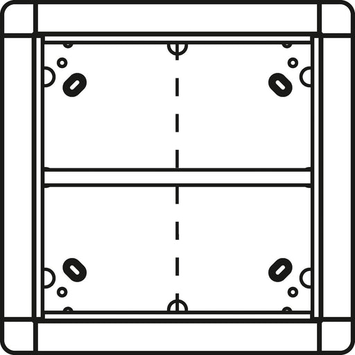 Ritto - Montageelement für Türstation Portier UP-Rahmen ws 1881570 4-fach,qua 238x238mm − 1 Stück