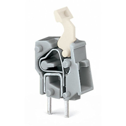 WAGO - Leiterplattenklemme Anreihbare Leiterplattenk. 257-840 Drücker,2,5mm²,rot − 100 Stück