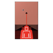 Jung - Behindertenelement für Installationsschalterprogramme Notrufsystem Zugtaster NRS LC 0834 ZT 236 terre sienne brique