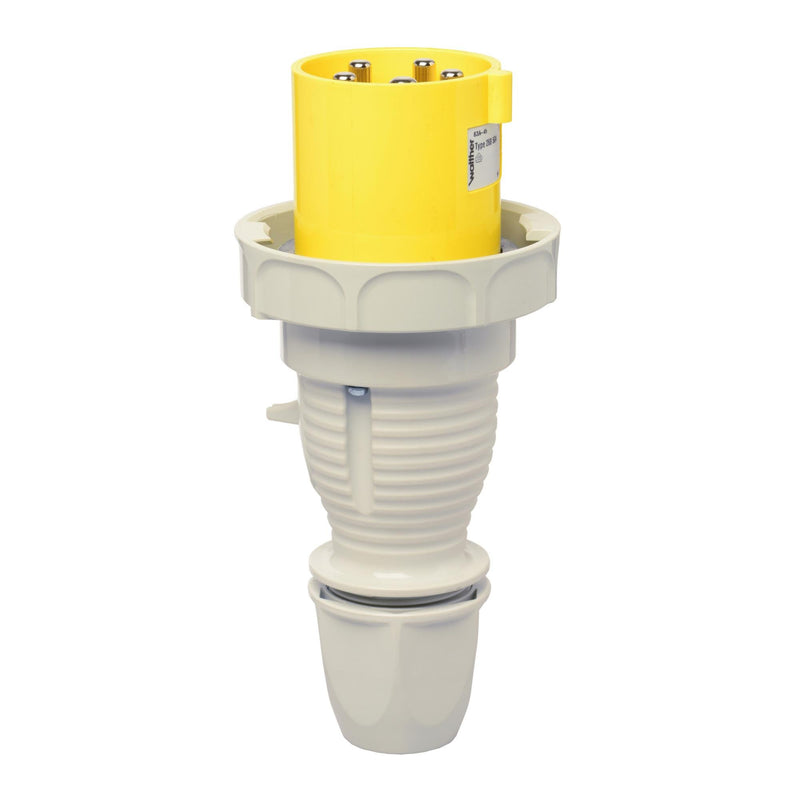Walther Werke - CEE-Stecker (IEC 60309) Wasserdichter Stecker 268504 63A 5P 4h − 10 Stück