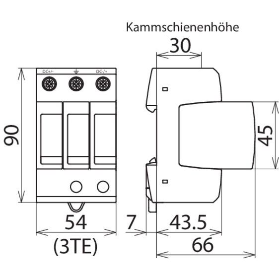 DEHN - Überspannungsableiter für Energietechnik/Stromversorgung ÜS-Ableiter DEHNguard DG M YPV SCI 1000