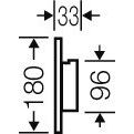 Hensel - Lüfterblech (Schaltschrank) ENYSTAR-Belüftungsflansch FP BF 18 f.Gehäusewand 1