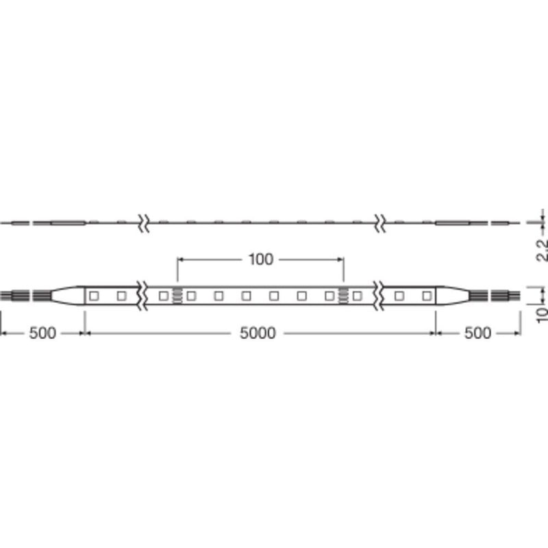 Ledvance - Lichtschlauch/-band LED-Stripe IP65 LS VAL-500/RGB/5 RGB 5m