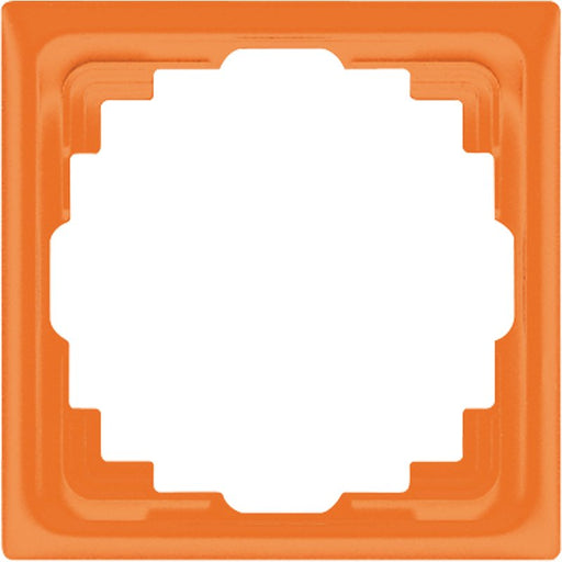 Jung - Abdeckrahmen Rahmen 1-fach orange CD 581 K O waage/senkrecht