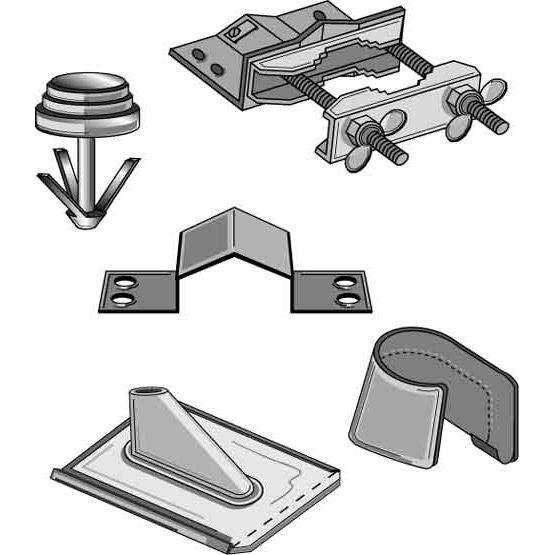 Televes - Antennenmontagematerial Mastzubehör-Set MAZ 48