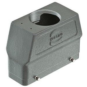 Harting - Gehäuse für Rechtecksteckverbinder Tüllengehäuse 24 B 09300240425 2 Bügel am Unterteil